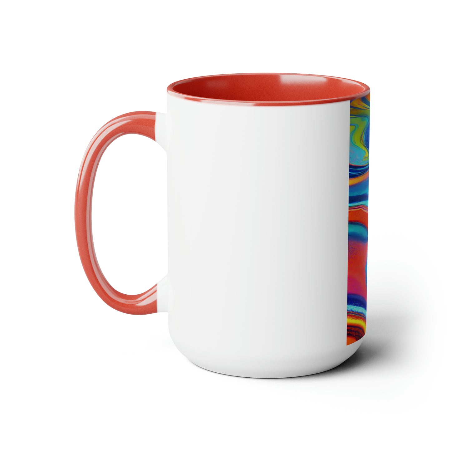 Two-Tone Coffee Mugs, 15oz